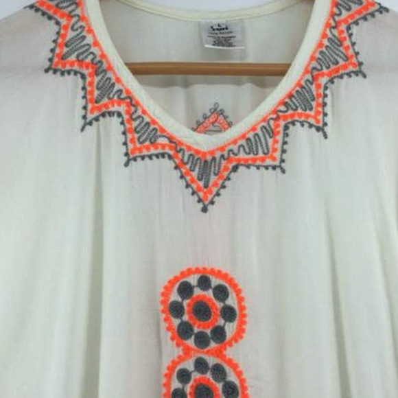 YOA Tops - Bohemian Tunic Top Large